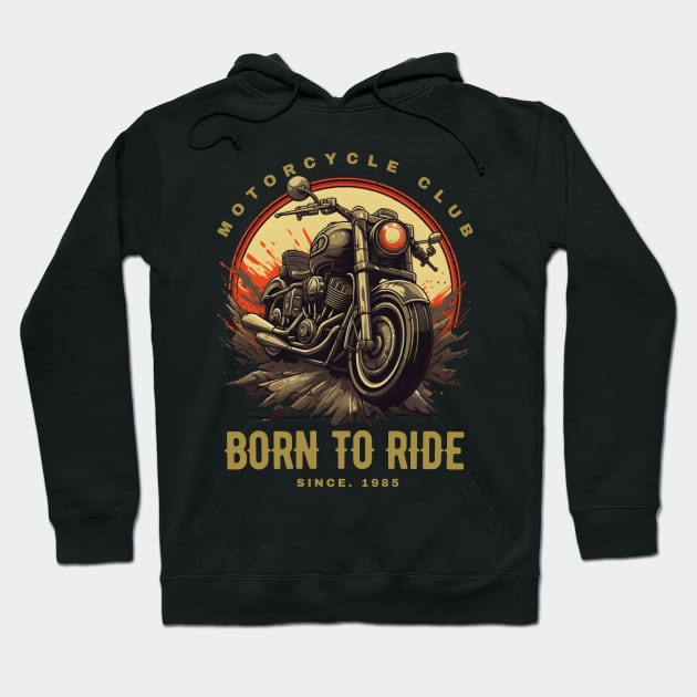 MOTO RIDER Hoodie by Teeshop